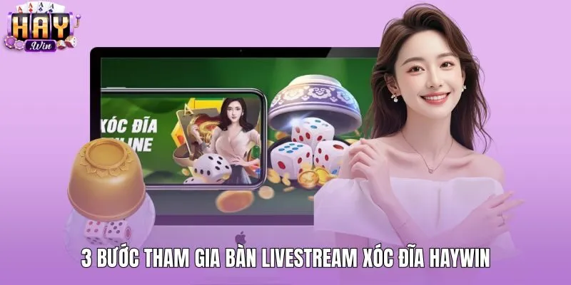 Livestream Xóc Đĩa Dealer Thật Không Độ Trễ Tại HAYWIN Quy trình tham gia bàn cược livestream xóc đĩa HAYWIN chuẩn xác